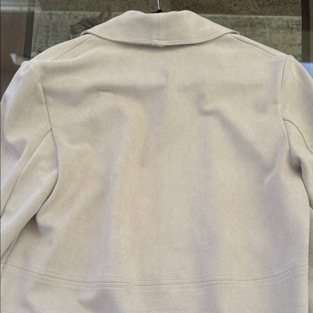 Cream Open Front Cardigan - Picture 5 of 9